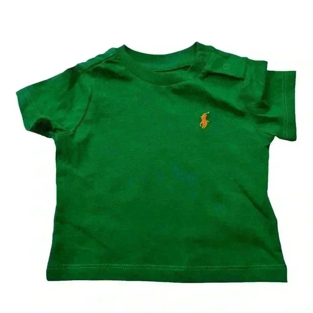 Ralph Lauren Boys Cotton Jersey Crewneck INFANT TEE BUNDLE •Size 3 month…